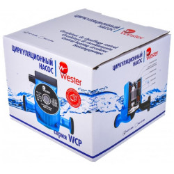 Насос циркуляционный  Wester WCP 25-80G 180мм, 8.5 м3/час, напор 8м, с гайками (WCP25-80G)