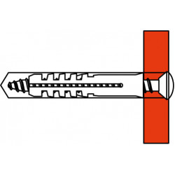 Саморез 4х30мм дюбель V5 (100 шт)