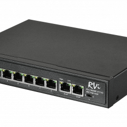 Коммутатор МАС 2К 10 портов (8 PoE) 120 Вт (1NS08F-2T1G)